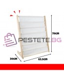 Детска етажерка за книги 6 рафта